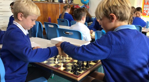 Chess club at Duloe