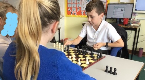 Chess club at Duloe