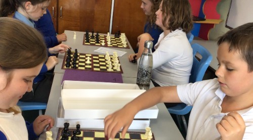 Chess club at Duloe
